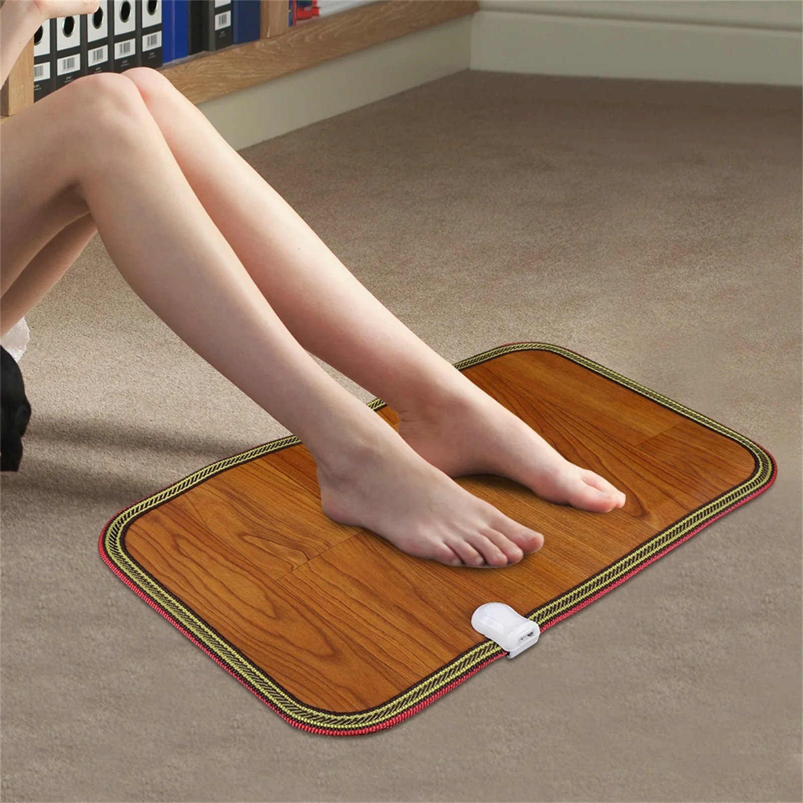 Foot Heating Mat 30x50cm Carbon Crystal Floor Heating Pad Underfloor  Warmer