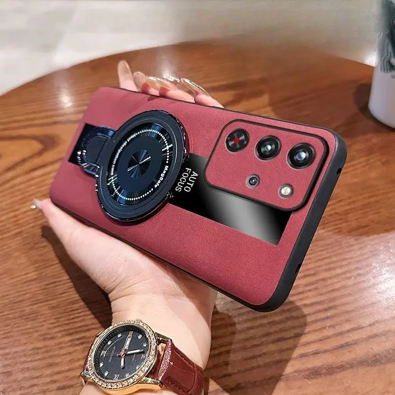 Case For Nubia Red Magic 10 10S Pro Plus Porsche Bracket Sheep Bottoms Cover For Red Magic10 S Pro+ Insurance Bumper Funda