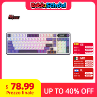 RK ROYAL KLUDGE S98 Wireless Gamer Keyboard Top Mount TFT Screen Tri-mode Mechanical Keyboard 98keys RGB Backlit Hot Swappable