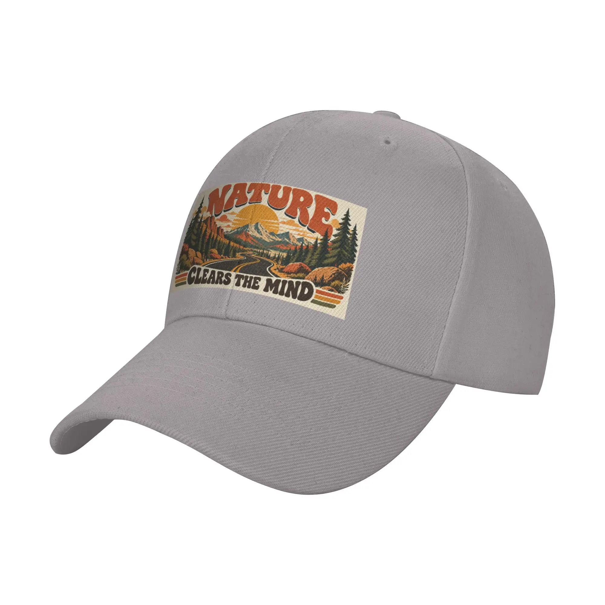 Hot Sale Nature clears the mind Baseball Cap  Sweat Wicking Brand Man Caps  Morning Exercise Brand Man Caps