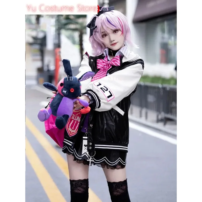 마리아 여섯 번째 학기 학생 반기념일 코스프레 의상 게임 애니메이션 파티 유니폼 할로윈 역할극 의상5;c,8'z,6.k;