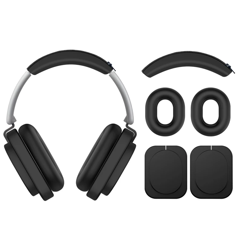 3-in-1 Silicone Case Cover for Nothing Headphone(1) Headphone Protective Case Shell Protective Case Headband Protective Case