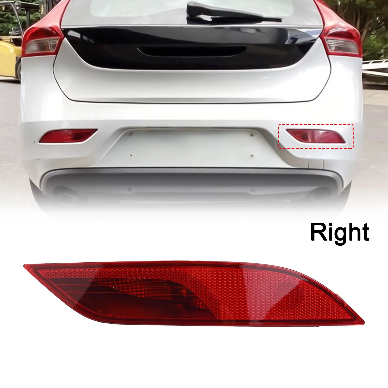 

Fog Lamp Replacement Rear Tail Fog Lamp 1 Piece Included Direct Replacement Part OE Part Compatibility For 2013-2018 Models