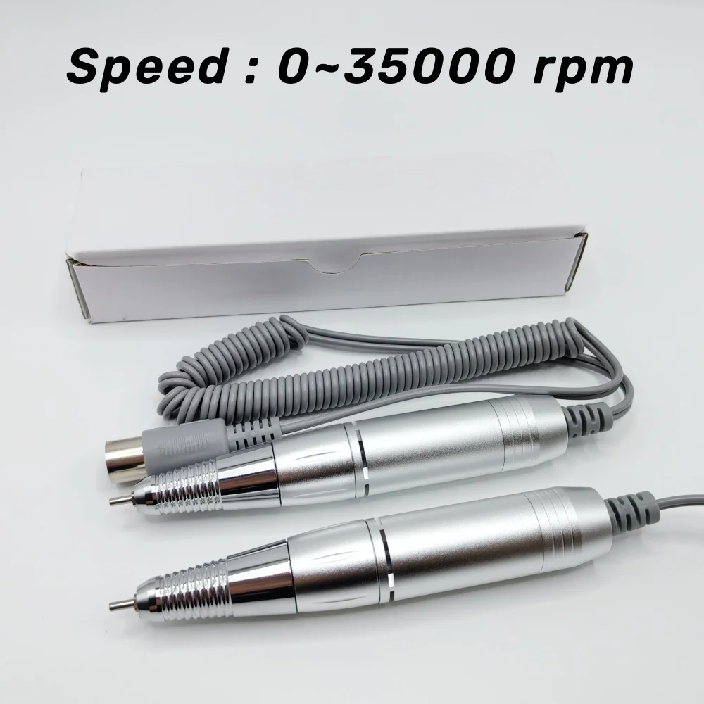 3-Pin STRONG 210 Micromotor Polishing Micro Motor Handpiece 35000 RPM Electric Manicure machine Handle For Marathon STRONG 207b