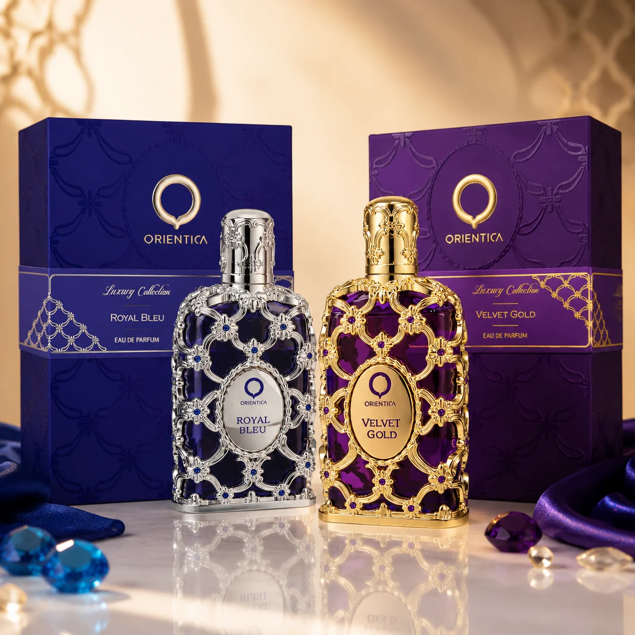 Perfume Royal Fragrance - オリエンティカ ロイヤルブルー アンド ベルベットゴールド オードパルファム 2.7オンス
