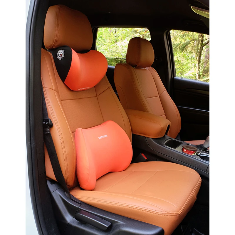 Picture 6: Custom Fit Perforated Leather Car Seat Covers Full Set For Jeep Grand Cherokee Laredo WK2 Middle Breathable Auto Seat Protector