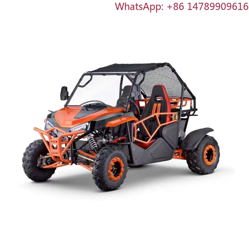 Vente d'usine SWICOO, kart à pédales 230cc, 2 places, 4 temps, refroidissement par huile, kart tout-terrain, voiture de course à vendre