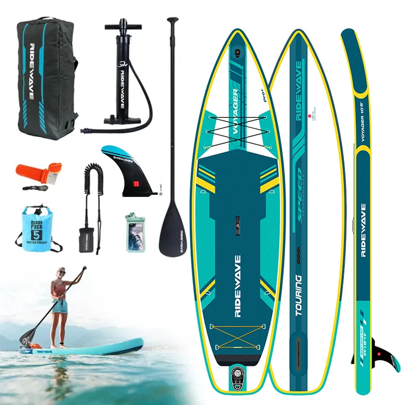

Надувная доска для серфинга Ridewave на заказ, хит продаж, из материала Drop Stitch, SUP-доска