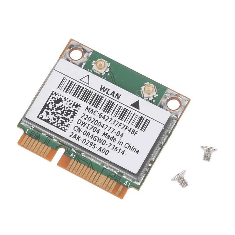 BCM943142HM DW1704 Scheda rete wireless Mini PCIe a 2 bande 2.4/5G per 5323 7720