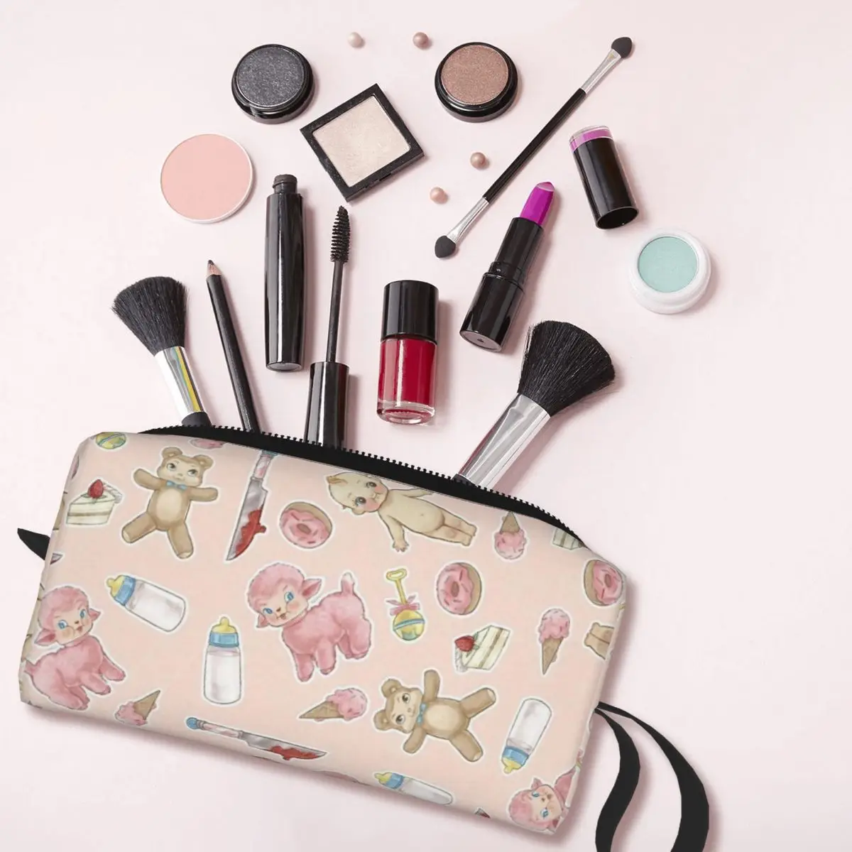 Portals Tour Logo Fans Grote Make-Up Tas Rits Zakje Reizen Cosmetische Tassen Melanie Martinez Organisator Voor Unisex