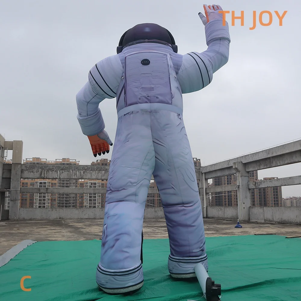 fast air ship to door,2025 New Design Inflatable Astronaut customized Spaceman model for Event Decoration