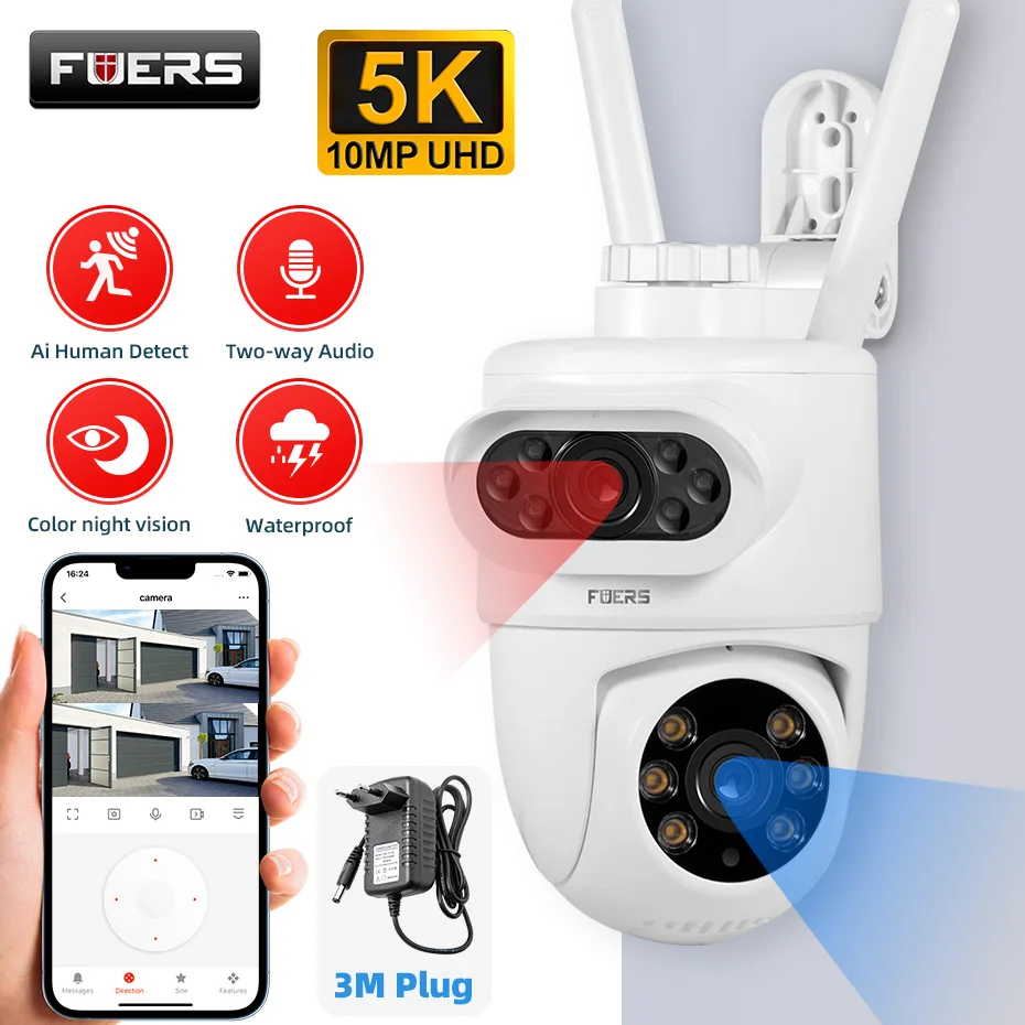 Fuers 5K 10MP Dual … - image