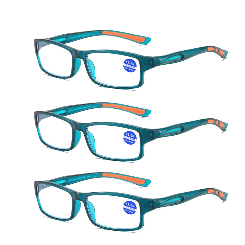 

Vintage Sqaure Frame Reading Glasses for Women Men Unisex Blue Light Blocking Computer Eyewear Retro HD Len Presbyopia+1.0+4.0