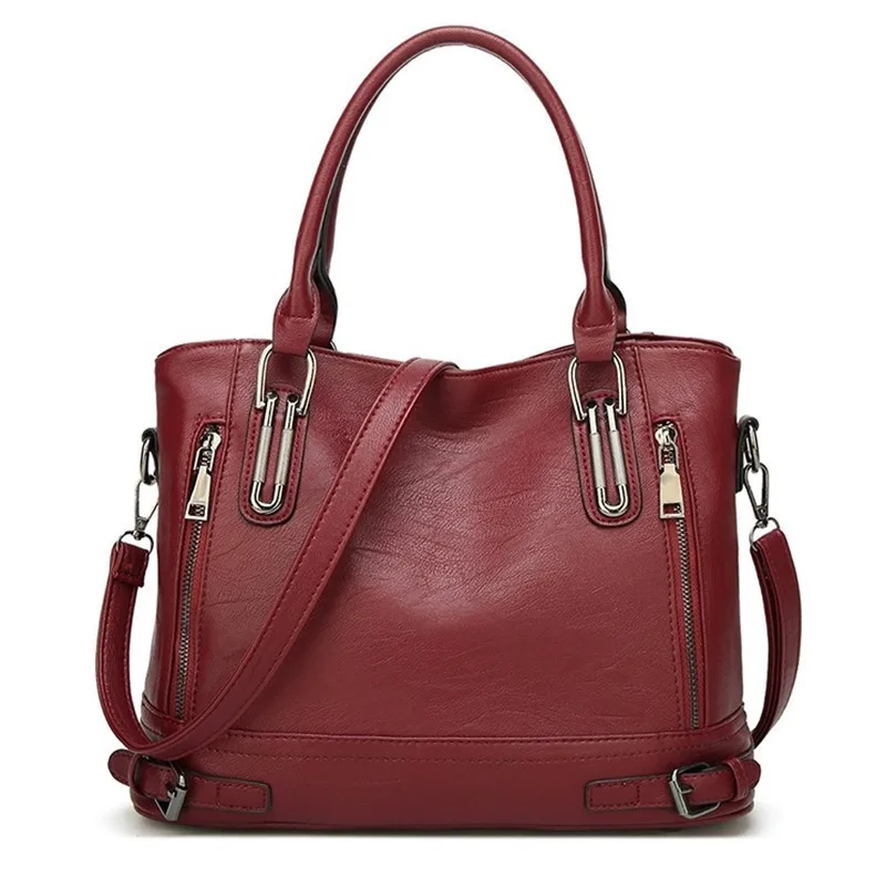 Torebki damskie w stylu retro Torba motocyklowa z miękkiej skóry Pu Projektant retro Duża pojemność Dorywcza damska torba na ramię Crossbody