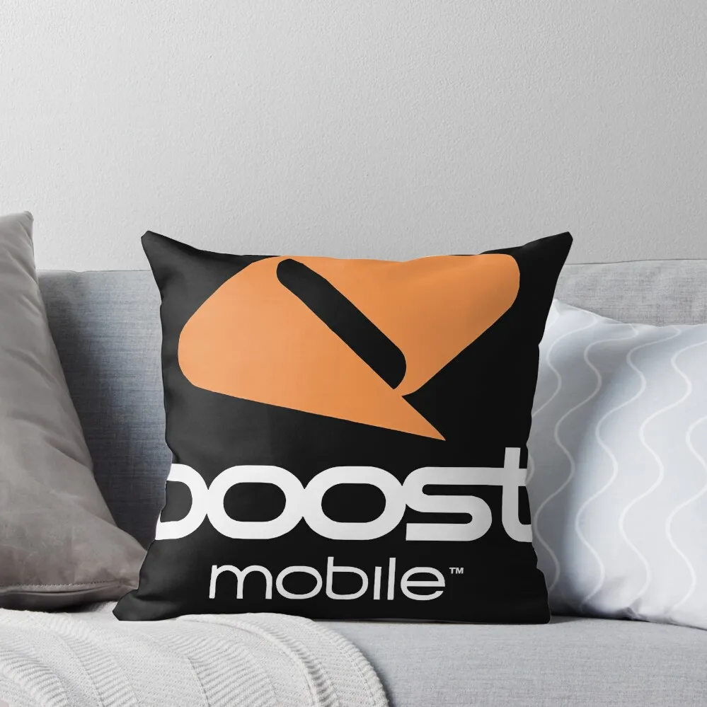

BEST SELLING -.Boost Mobile Logo MERCHANDISE Essential T-Shirt Throw Pillow Decorative Cushion Cushions Home Decor pillow