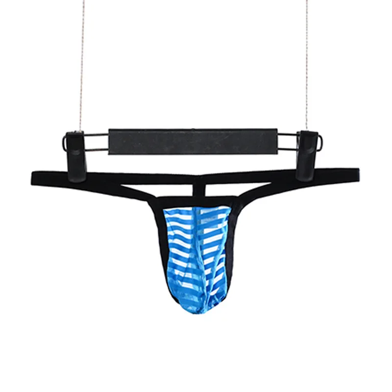 Men's Thong Translucent Low-rise T-pants Sexy Panties Breathable Soft Skin-Friendly Daily Casual Underwear
