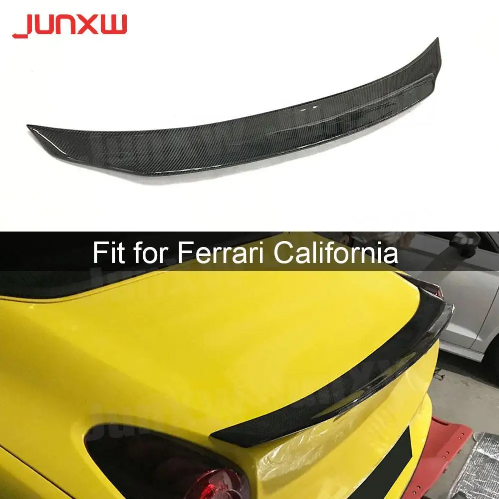 

Rear Middle Trunk Spoiler Boot Lip Wing Spoiler For Ferrari California 2015 Carbon Fiber Car Styling FRP