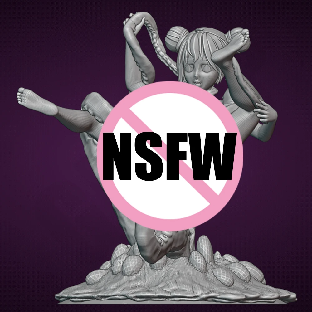 1/24 Tenta Sexy Girl NSFW Kit modello di stampa 3D Modello in resina smontato Figura giocattolo Statua di riduzione in miniatura Non verniciato Effigy