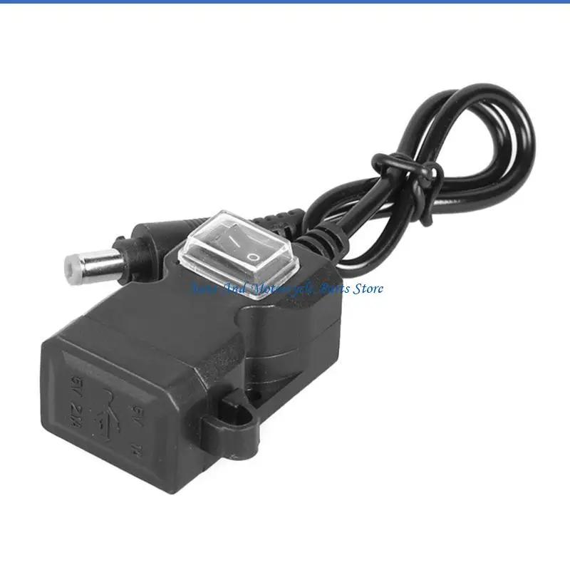 

P9FD Dual-USB Fast Charger-Socket Outlet 1.0A2.1A Charger-Adapter for Motorcycle-Boat