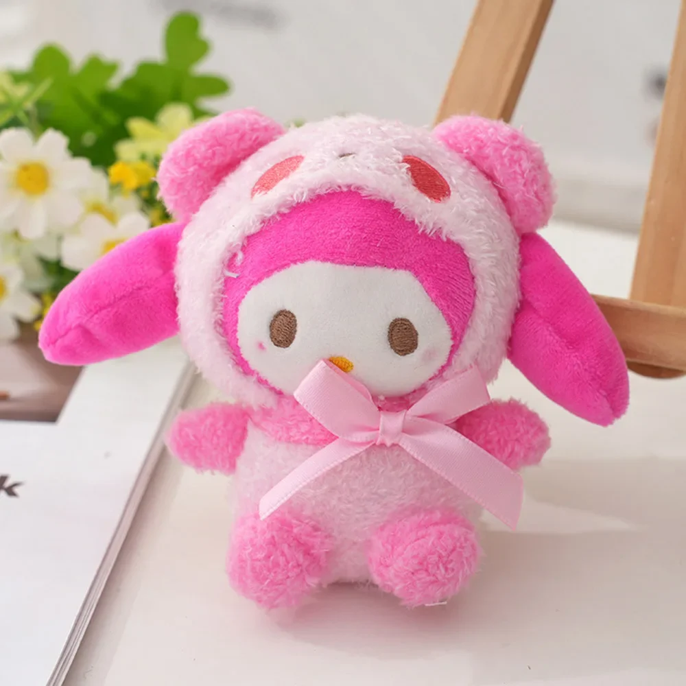 12 centimetri Sanrio Peluche Anime Cartoon Giocattoli Kulomie Bambole Animale Sveglio Borsa Da Scuola Cartella Ciondolo Decorazione Ragazza Bambini Regali di Natale