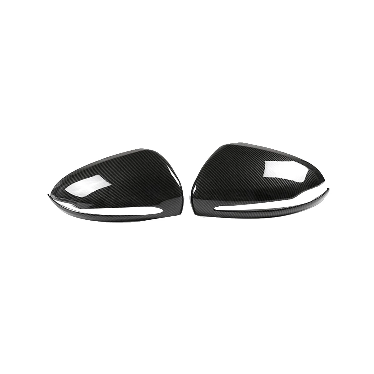 1Pair Rearview Mirror Cover Trim for C S E GLC Class W205 W222 W213 X253 16-23 Side Wing Mirror Shell