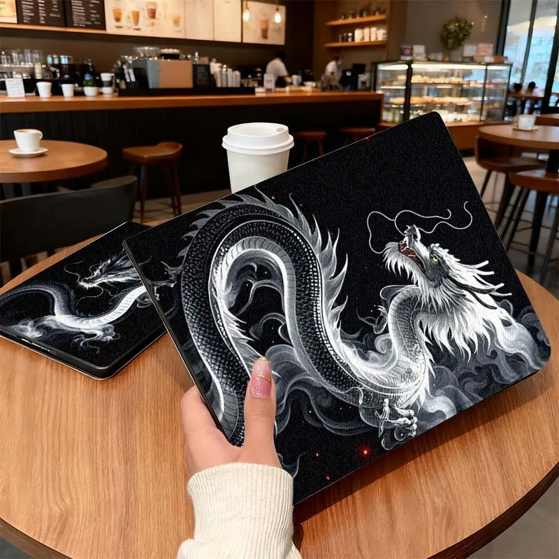 Dragon Dark Art Cool Pattern For iPad Pro Air Mini 2 3 4 5 6 7 7th 8th 9th 10th 11th 10.2 9.7 10.5 10.9 11 13 Inch Tablet Case
