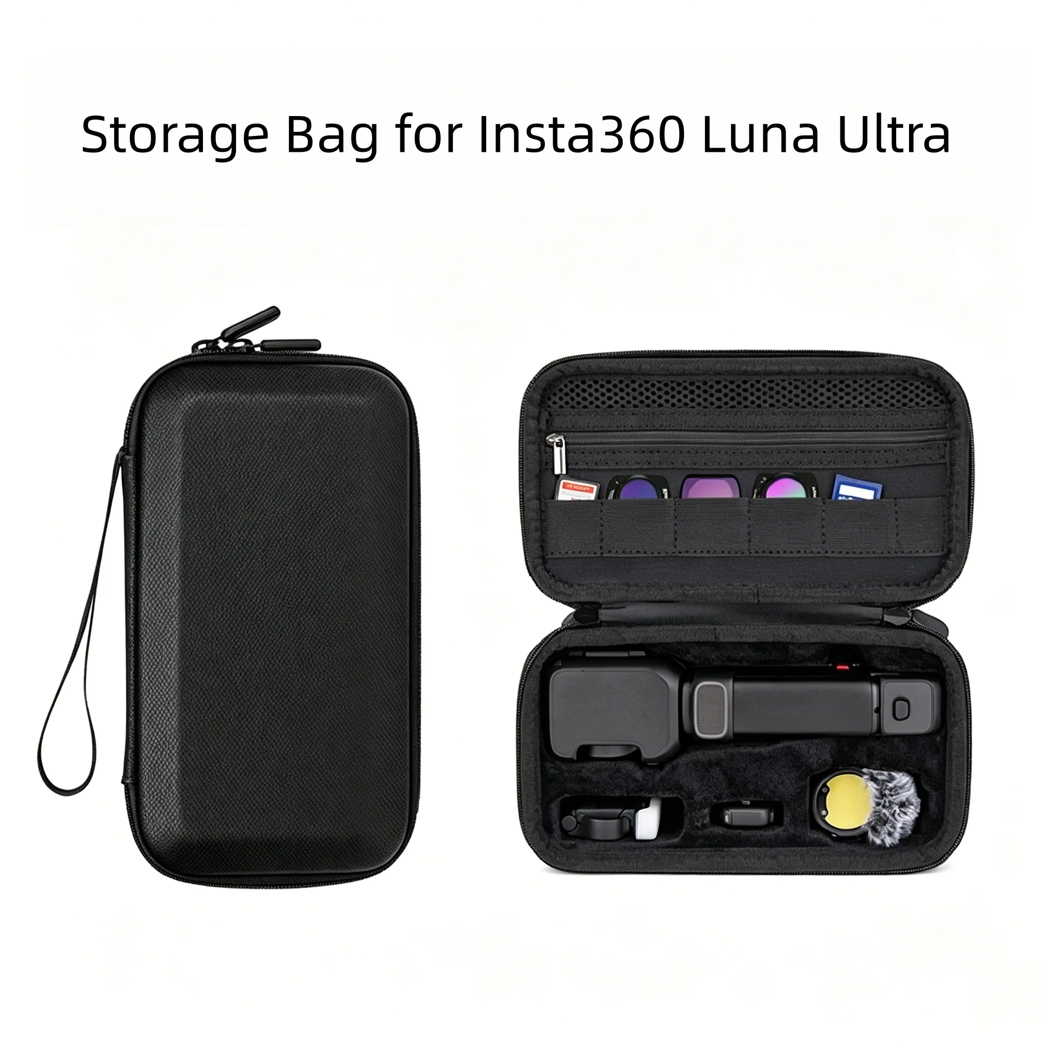 Large Capacity Storage Bag for Insta360  Luna Ultra