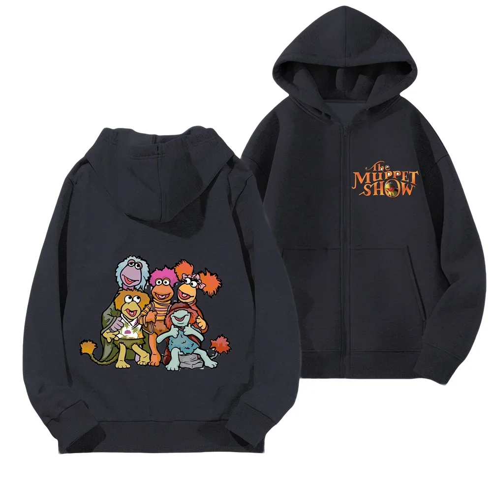 New Fashion Children's The Muppets Letters Printed Baby Boys Girls Cartoon Set Children's Fall Clothing The Muppets Hoodie