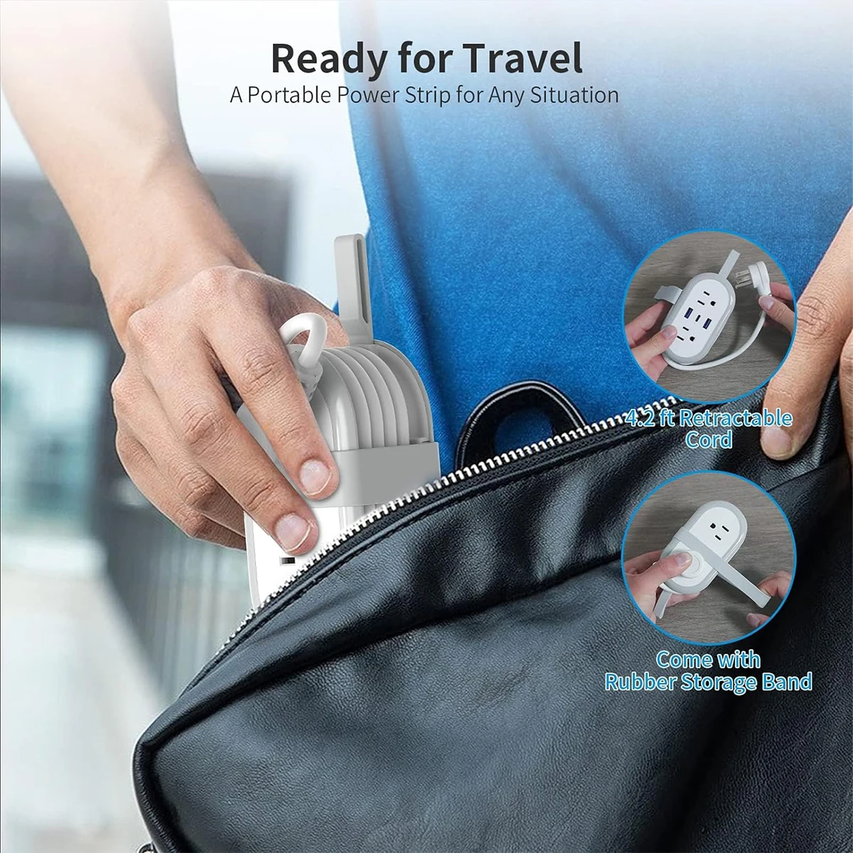 الولايات المتحدة قطاع الطاقة مرشح الشبكة مقبس متعدد 2 منفذ 3 منافذ USB شحن 4.2Ft تمديد الحبل عرام الحماية للمنزل مكتب