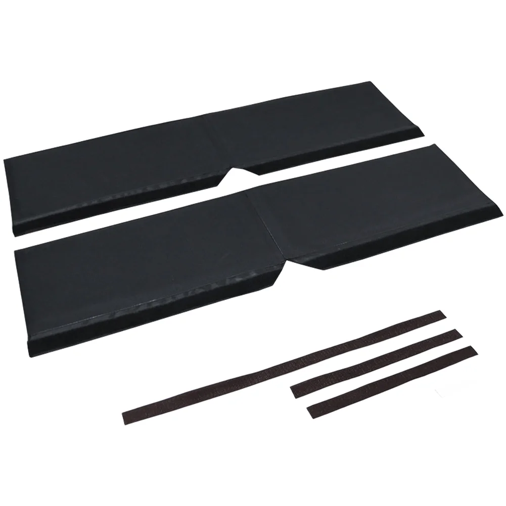 2 Pieces Black Adjustable Monitor Hood Sunshade For Desktop Computer Screen Anti-Glare Shade Blocker Protector