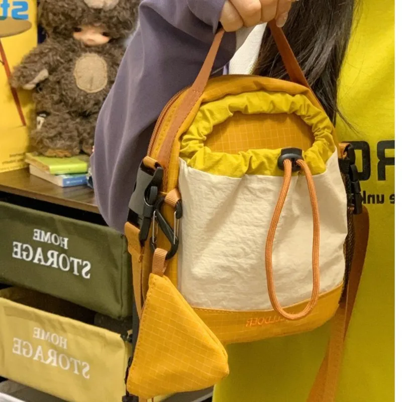 Casual Outdoor Travel Lightweight Mountain Phone Bag Women's Forest System Block Single Shoulder Bag Daily  bag сумка женская