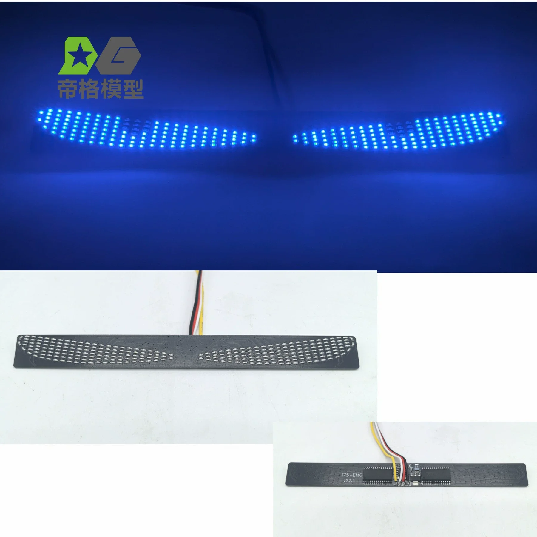 LED PCB デーモンアイ装飾ライト 1/14 タミヤ RC トラック トレーラー ダンプカー スカニア 770S 照明パーツ トラック DIY アクセサリー おもちゃ