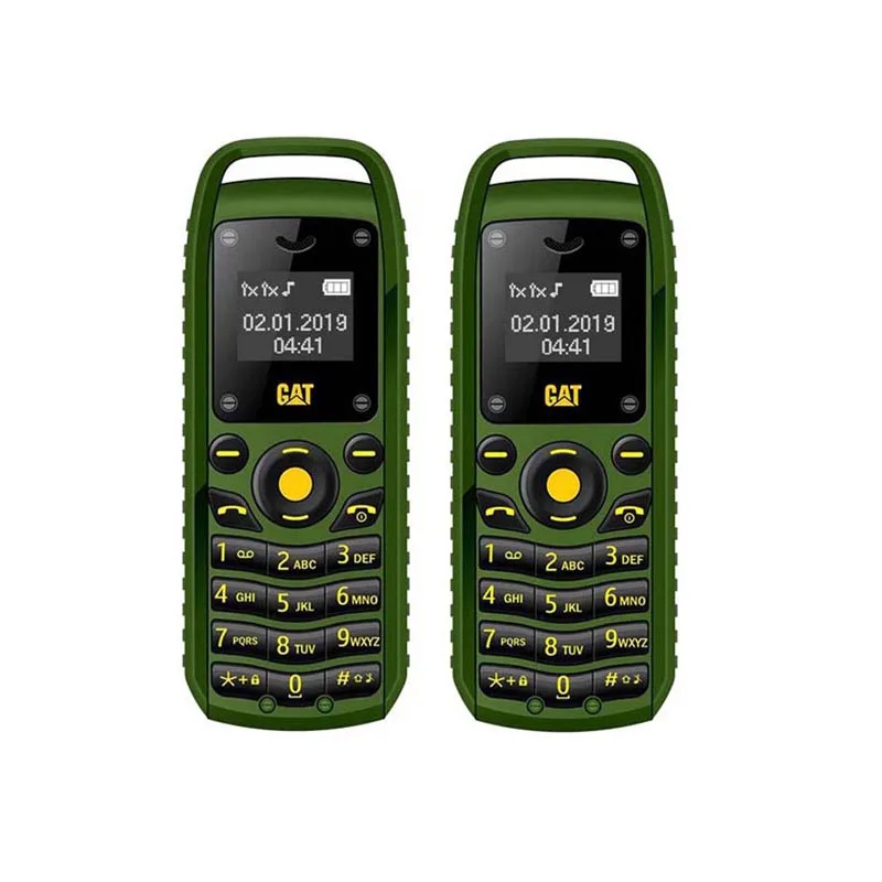 هاتف محمول صغير B25 بدون استخدام اليدين مزود بتقنية البلوتوث سماعة أذن مشغل موسيقى Mp3 يدعم بطاقات Sim المزدوجة مع شبكة 2G