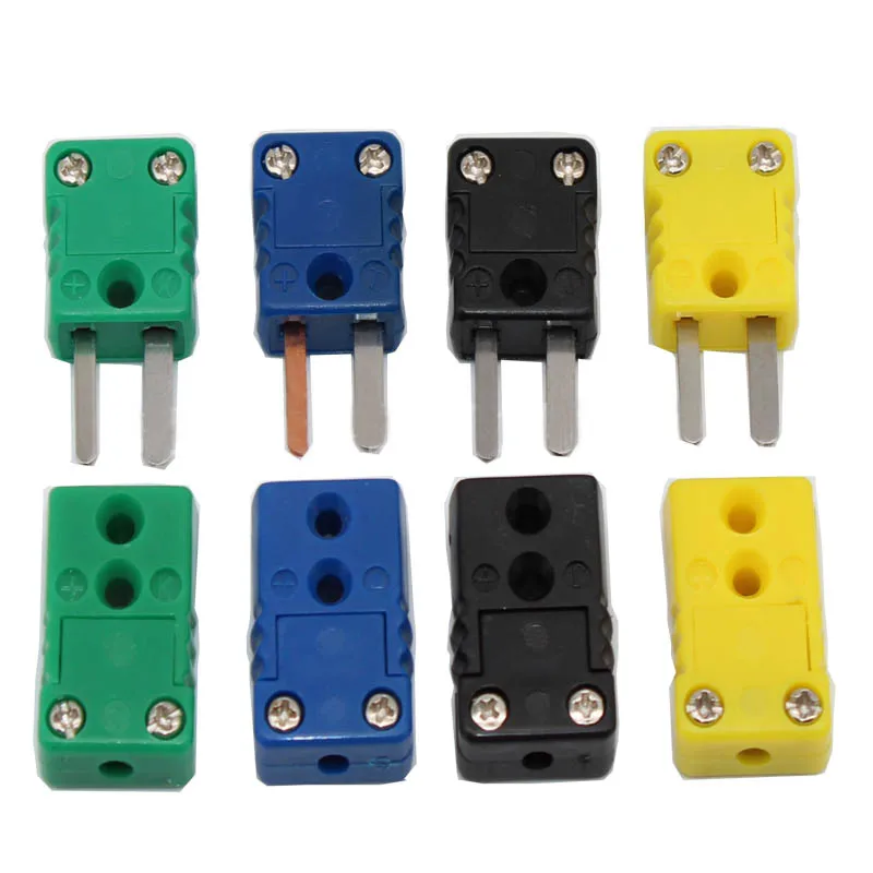 K J T  type temperature sensor connector Female Male socket quick connector thermocouple plug