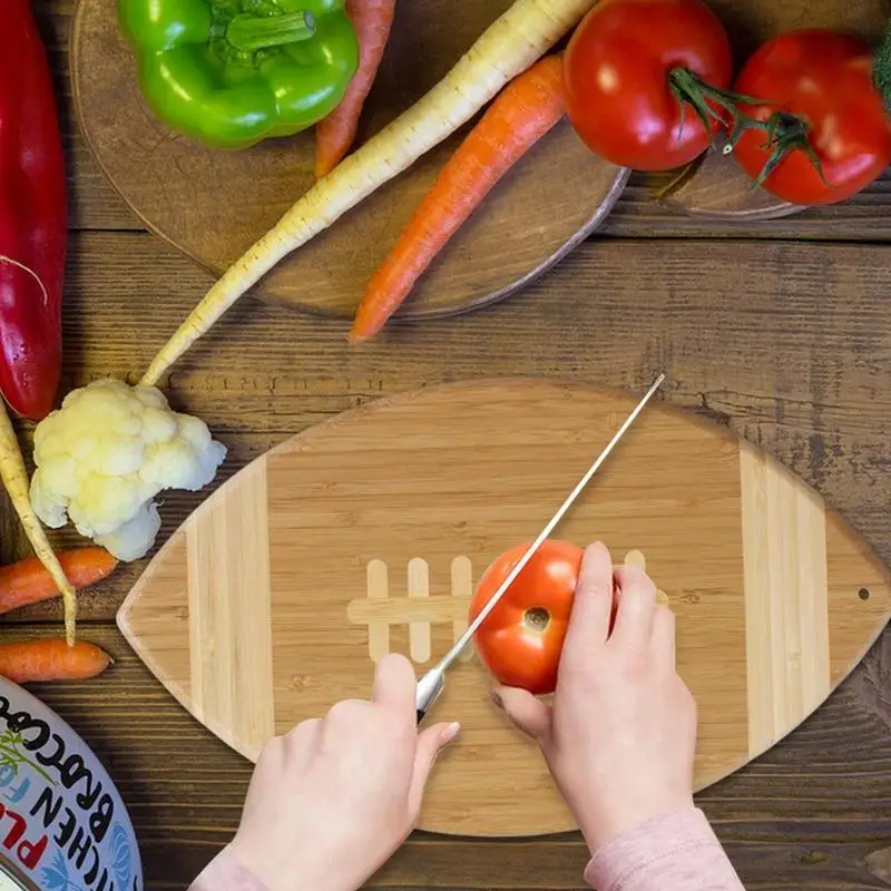 Kitchen Board Reversible Chopping Boards Thick And Reversible Cutting Board For Meat Veggies And Fruit With Soccer Ball Shaped