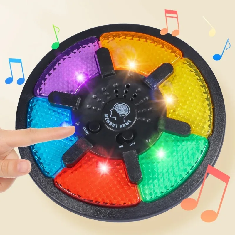 Children's Educational Toy Memory Training Game Console, Handheld Electronic Memory Game Light Sound Creative Interactive Game