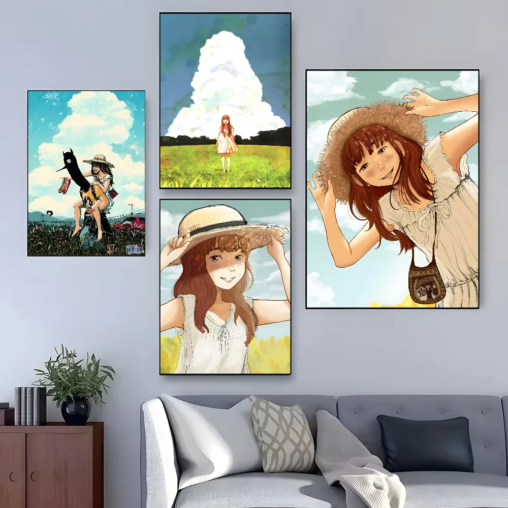 Poster Goodnight Punpun Anime Poster Home decor HD sticky wall waterproof home living room bedroom bar decoration
