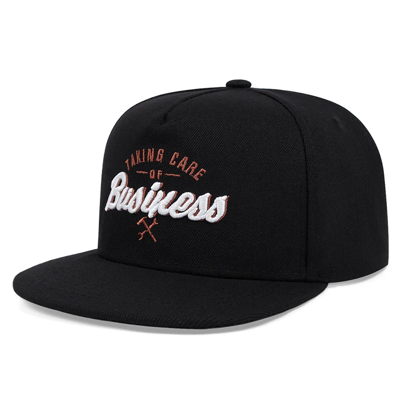 2026 New Creative Flat Edge Hat Business Embroidery Street Hip Hop Skateboarding Hat Daily Leisure Sunshade Baseball Hat Unisex