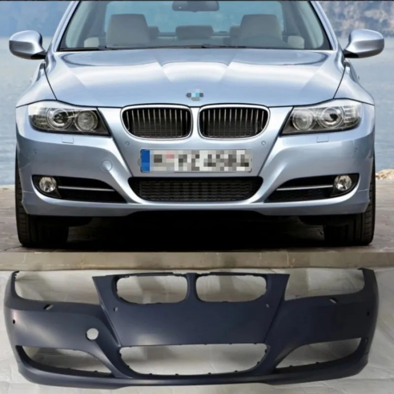 

For E90 Tuning M4 Body Kit New Condition Front Bumper With Hood Exhaust Tips And Clips All Included PP For E90 Front Bumper