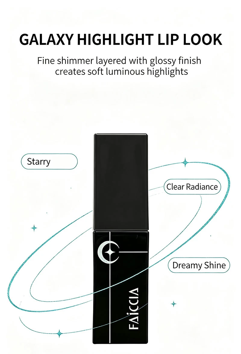 Gothic Matte Black Liquid Lipstick Moisturizer Long-Lasting Punk Blue Green Sparkling Pearl Lip Gloss Halloween Lip Glaze Makeup
