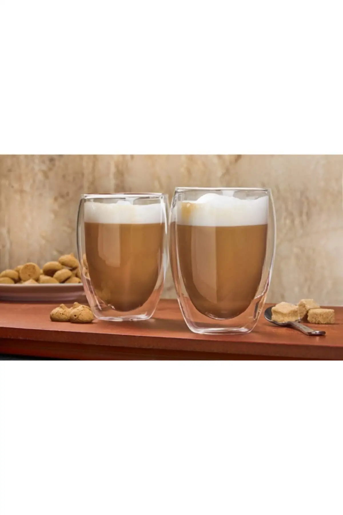 Double Wall Cup 300 ml 2 Pcs coffee cup fruit juice cup cocktail cup