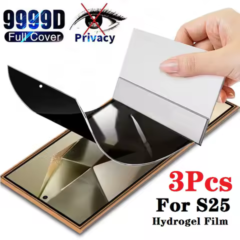 3Pcs Anti-Spy Hydrogel Film For Samsung S21 S23 S22 S24 S25 FE S10 S8 S9 Note 20 Ultra 9 10 Plus Privacy Screen Protector