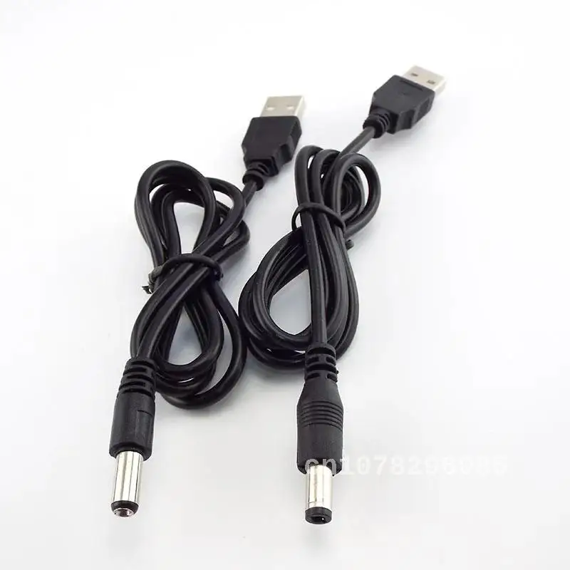 

USB A Male to DC Extension Cable, Power Supply Plug, Jack Type A, Extension Cable, Connector Cords, 2.0mm, 2.5mm, 3.5mm, 1.35mm,