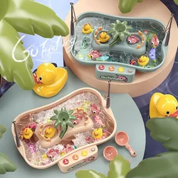 Juguetes para niños, música de pesca magnética, plataforma de pato en bucle eléctrico, juego de agua, juguetes educativos para padres e hijos, regalos para niños