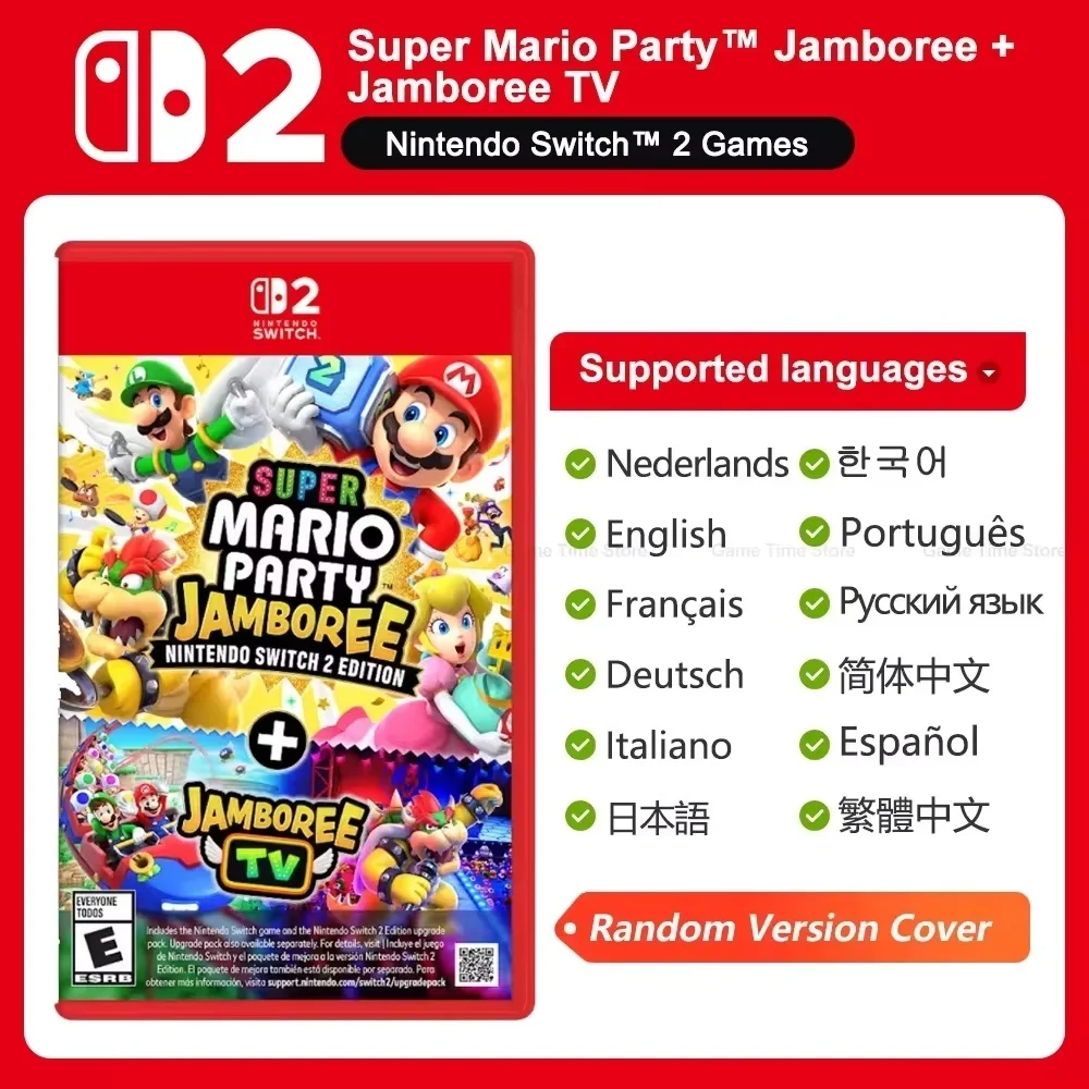 Nintendo Switch 2 Fysieke Game Card-collectie, alleen uitgebracht door Nintendo. Super Mario, Pokémon, Zelda-serie games. Ondersteunt Spaans.
