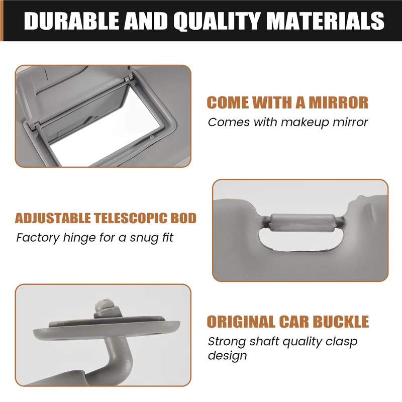 

A21F-Car Sun Visor For HYUNDAI GETZ CLICK 2002-2012 Car Front Sunvisor Cover Sunshade Shade With Mirror