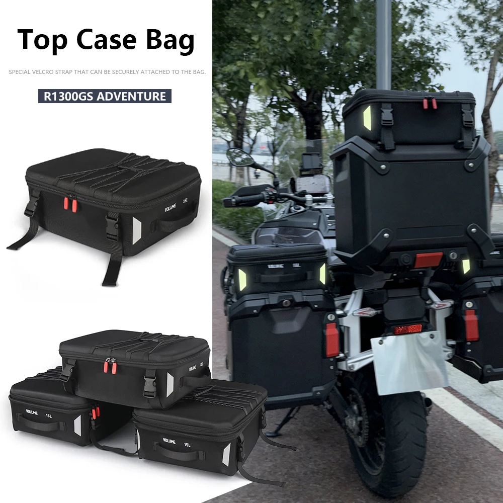 

Motorcycle Top Bags Saddlebag For BMW R1300GS Adventure R 1300 GS ADV Side Top Box Hard Top Bag Case Luggage R1300GSA 2024-2026