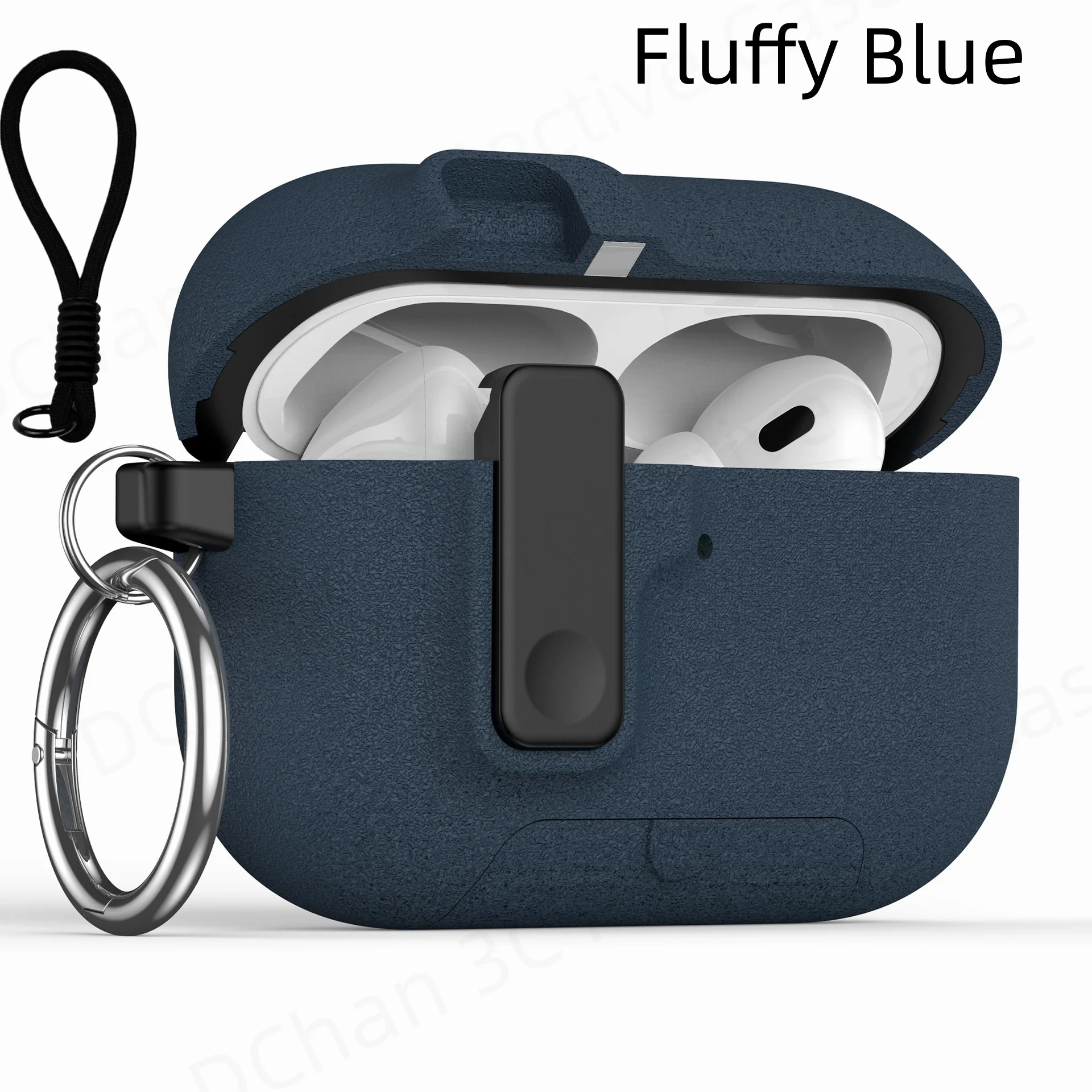 For AirPod Pro 3 Case with Keychain Lanyard Anti Loss Headphone