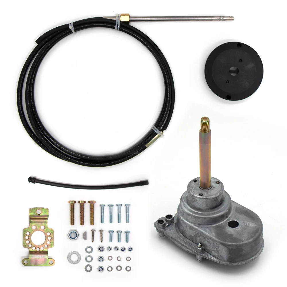 

STLF Excellent 16 Ft Steel Material Marine Supplies No-Feedback Mechanical Steering Control System Kits
