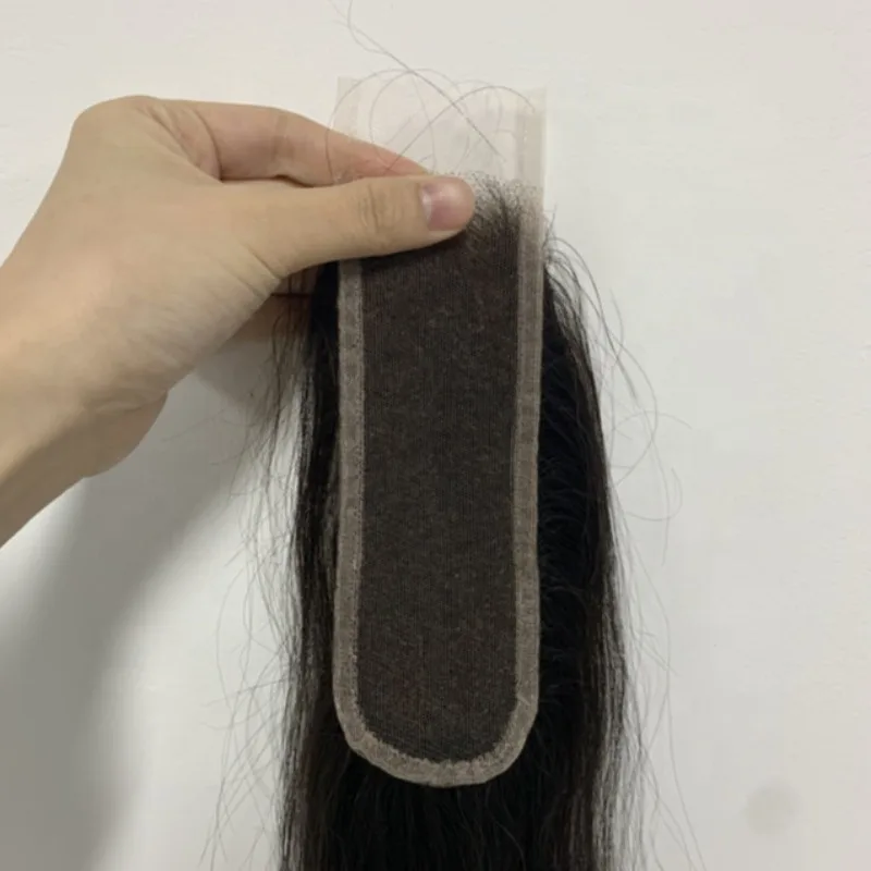 肌のようなリアルHDレースクロージャー 2x6 ストレートボディウェーブ キム・カーダシアン風人毛HDレースクロージャー ミドルパート バージンヘア ナチュラルカラー